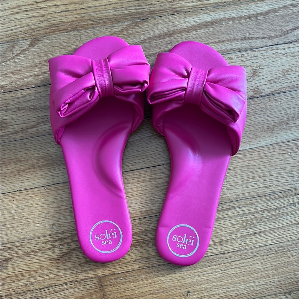 Women's Pink Slide Sandals